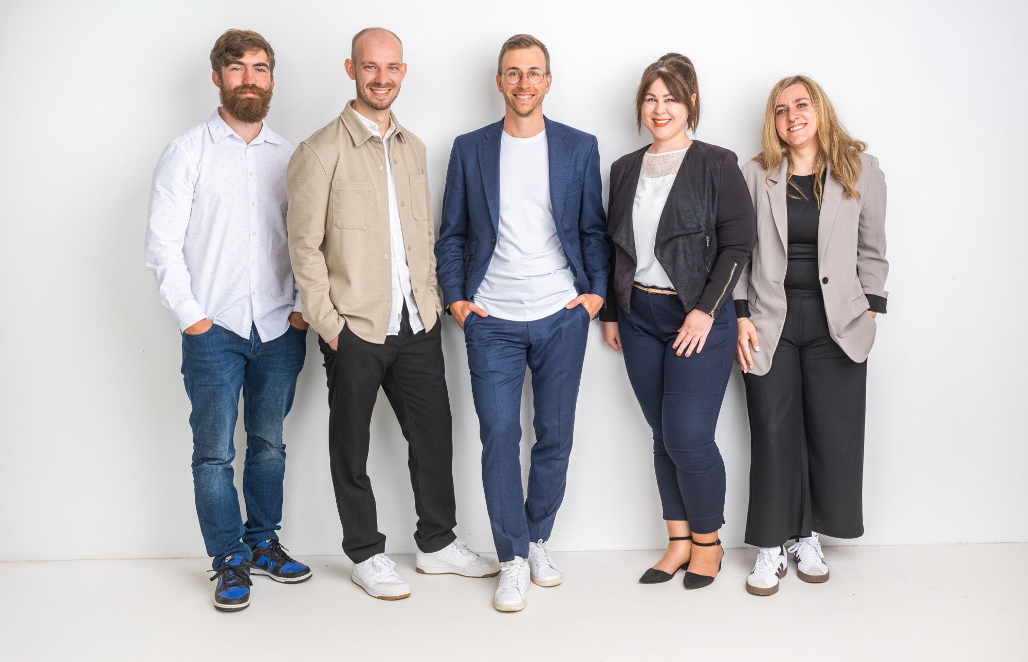Das WCG-Team beim Fotoshooting