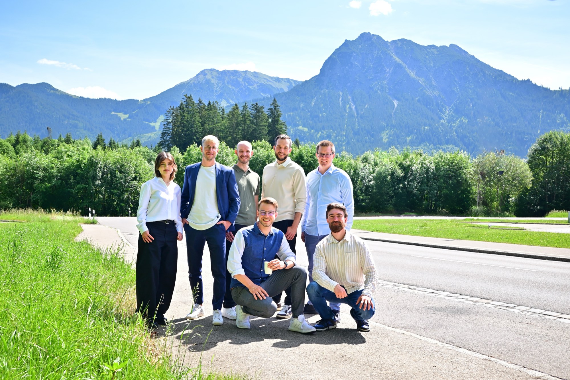 Das WCG-Team bei der gemeinsamen Workation in den Alpen